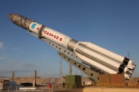 Російська ракета з супутником впала за межами Казахстану ВІДЕО
