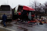На Волині перекинувся німецький автобус з українцями ОНОВЛЕНО