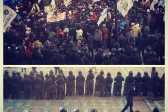 Кількість мітингуючих перед ВР зростає