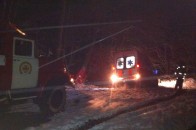 На Волині авто з породіллею потрапило в снігову «пастку» ФОТО