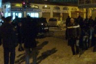 Протест в Одесі: люди перекрили дорогу, розпалили багаття і поставили ялинку
