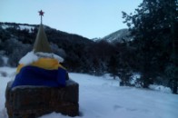 Росіяни в новорічну ніч встановили на найвищій точці Криму український прапор ВІДЕО