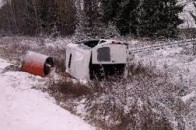 На Волині два авто злетіло в кювет