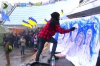 Лучанка у Гамбурзі створила «АртМайдан» ВІДЕО