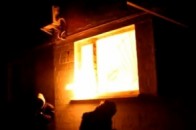 У Києві підпалили офіс комуністів ВІДЕО