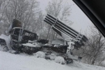 У Сніжному партизани відбили у бойовиків «Град» ФОТО