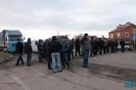 Доки міністри гріються у кабінетах, волинські гірники знову перекрили дорогу ФОТО