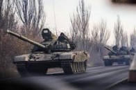 В Горлівці виявили 3-кілометрову колону танків бойовиків