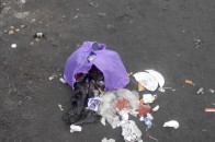Засмічені вулиці поблизу Луцька ФОТО