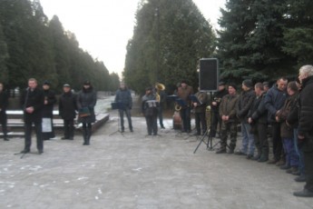 Перших мобілізованих бійців з Волині провели в АТО