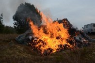 На Волині спалили близько 50 км браконьєрських сіток ФОТО