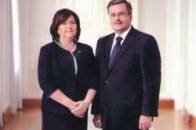 Президент і Перша леді Польщі потоваришували з юними волинськими дипломатами