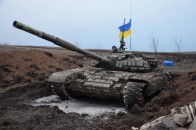 Бійці 128-ї бригади захопили російський танк в районі Дебальцевого ФОТО