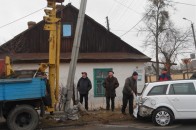 Аварія на Волині: водій збив жінку, а потім зніс електроопору ФОТО