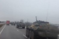 Путін готовий до перемир'я: з Криму рухається величезна колона техніки ВІДЕО