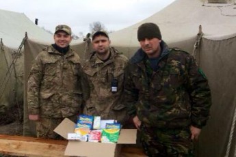 Волинським бійцям передали ліки проти застуди ФОТО