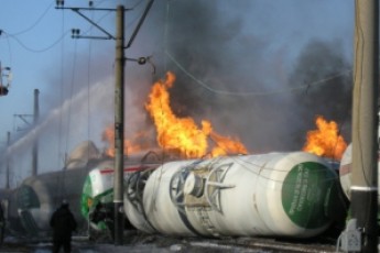 У Харкові підірвали залізничну цистерну з паливом для АТО