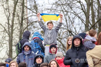 Луцький «Авангард» зібрав двохтисячну аудиторію на матчі «Волинь»-«Зоря» ФОТО