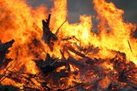Пожежа на Волині: у вогні згоріло декілька десятків голів худоби