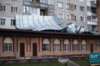 На Волині через негоду церква залишилась без даху ФОТО