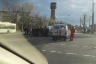 У Сєвєродонецьку військовий Урал влаштував ДТП ВІДЕО
