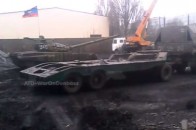 У Макіївці бойовики облаштували танкову базу ВІДЕО