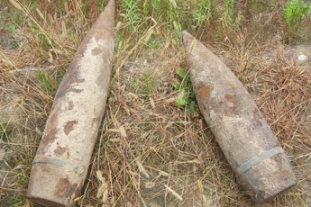 Поблизу села на Волині виявили 8 мінометних снарядів ФОТО