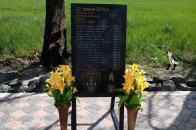 «Ніхто не забутий»: загиблим під Волновахою волинянам встановили пам'ятну стелу ФОТО