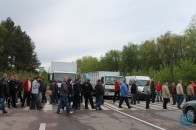Волинські шахтарі перекрили трасу Ковель-Львів з вимогою віддати їм зарплати