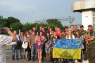 Демобілізація: поїзд з бійцями 14 бригади прибув на Волинь ФОТО