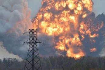 Партизани підірвали склад боєприпасів росіян в Донецьку