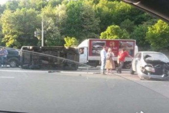 У Києві сталася страшна аварія за участю 8 автомобілів ФОТО