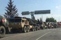 В Угорщині на кордоні з Україною помітили колону військової техніки ФОТО
