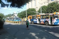 Тролейбуси спричинили у Луцьку величезний затор