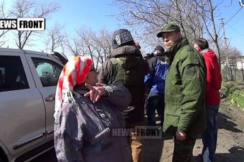 В Авдіївці затримали бабусю-терористку, яка очолювала бойовиків