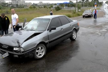 Аварія на Волині: на перехресті «поцілувались» дві автівки ВІДЕО