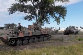 У зоні АТО підірвався на міні броньовик батальйону «ОУН»