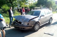 У Луцьку на перехресті не розминулись дві автівки ФОТО