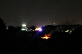 На в'їзді в Полтаву загорілася військова вантажівка з боєприпасами ПОДРОБИЦІ