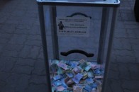 На Волині поцупили скриньку з пожертвами для бійців АТО