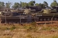 На Луганщині зафіксували скупчення російської військової техніки ВІДЕО