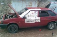 Волинянин розтрощив кулаками автівку охоронної фірми
