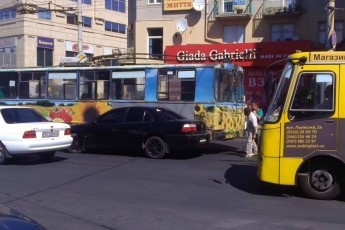 Через аварію в Луцьку ‒ транспортний колапс ФОТО
