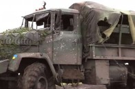 На міні бойовиків підірвався «КрАЗ» із саперами 54-ї бригади