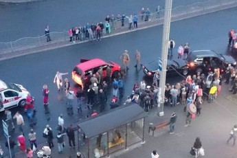 «Шумахери» в Луцьку протаранили авто з дітьми ФОТО