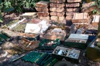 СБУ виявила схованку з арсеналом зброї у районі проведення АТО