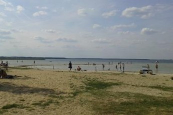 На скільки за літо обмілів Світязь