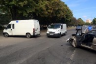 Аварія у Луцьку: легковик «влетів» у мікроавтобус ФОТО