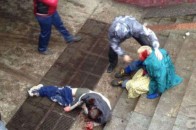 Амністували медсестру, яка добивала ногами євромайданівця ВІДЕО
