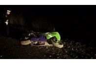 Спортивний мотоцикл з двома волинянами злетів у кювет